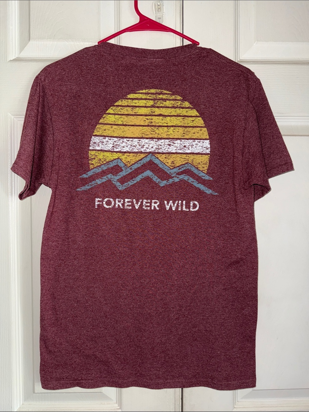 Magellan Outdoors Forever Wild Burgundy T-Shirt